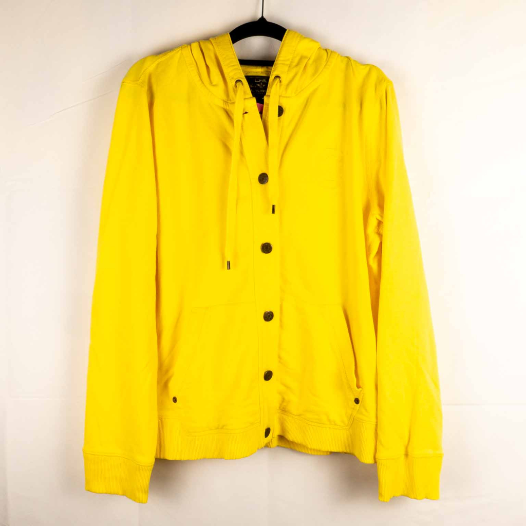 Yellow Ralph Lauren Jeans Buttoned Hoodie