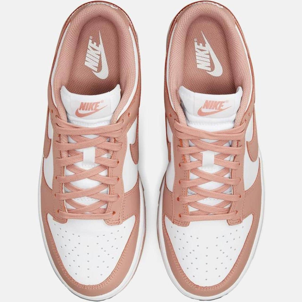 NIKE DUNK LOW WHITE/ROSE WHISPER - Image 4