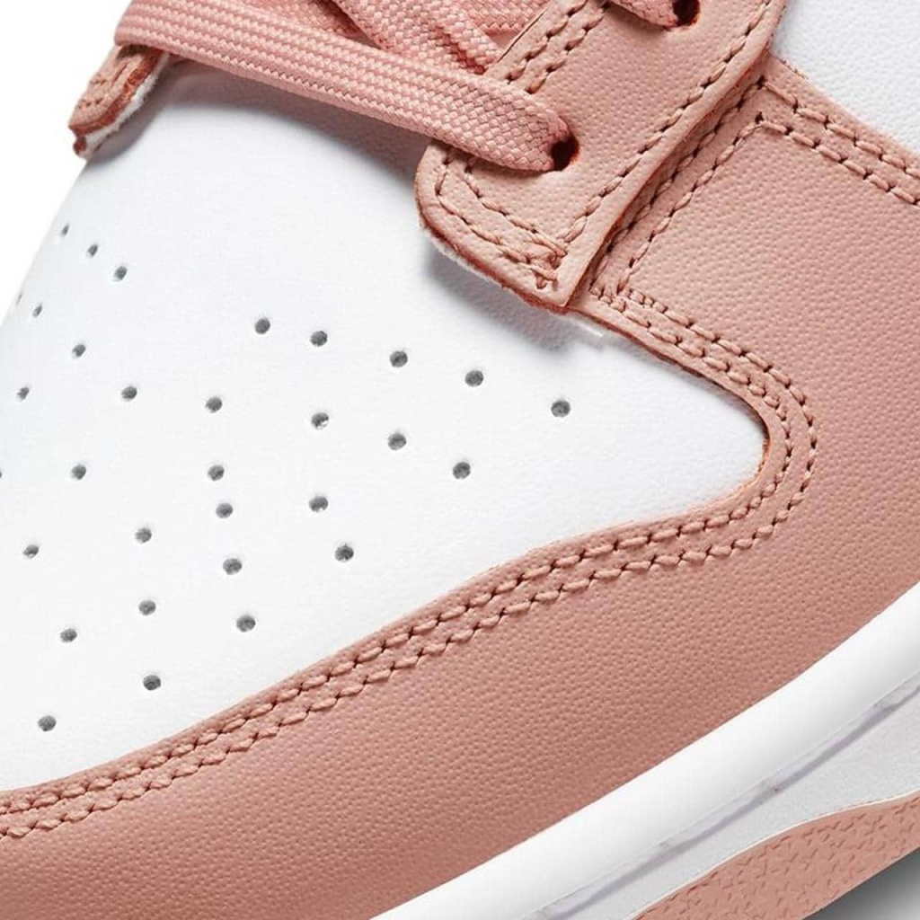 NIKE DUNK LOW WHITE/ROSE WHISPER - Image 5