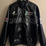 Black Biker Leather Jacket