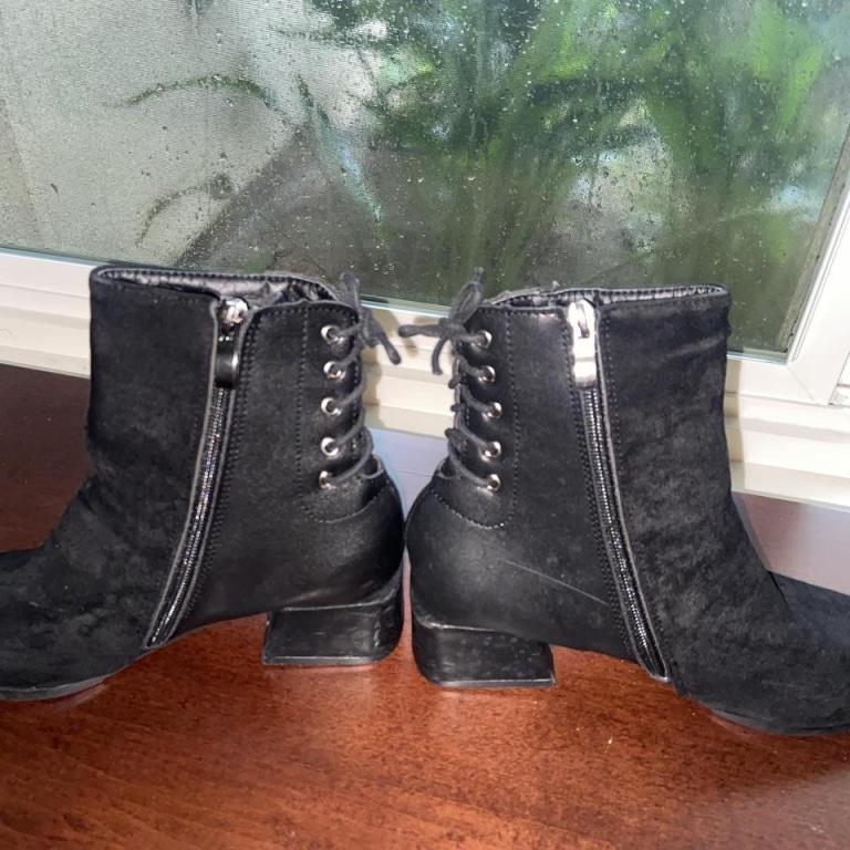 Black Lace Up Boots