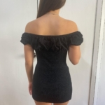 Black Off-The-Shoulder Dress