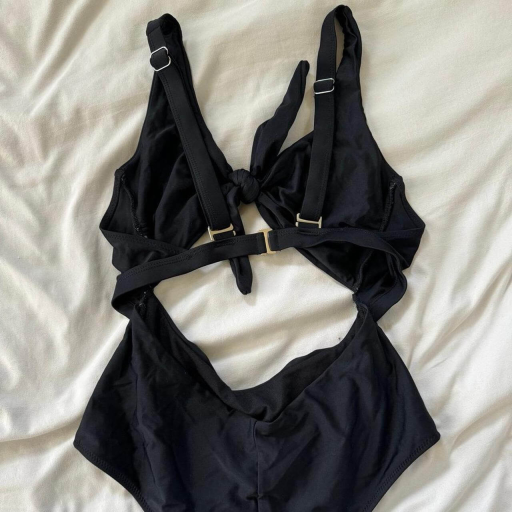 Black One Piece Swim Suit