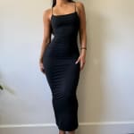 Black Cami Maxi Dress