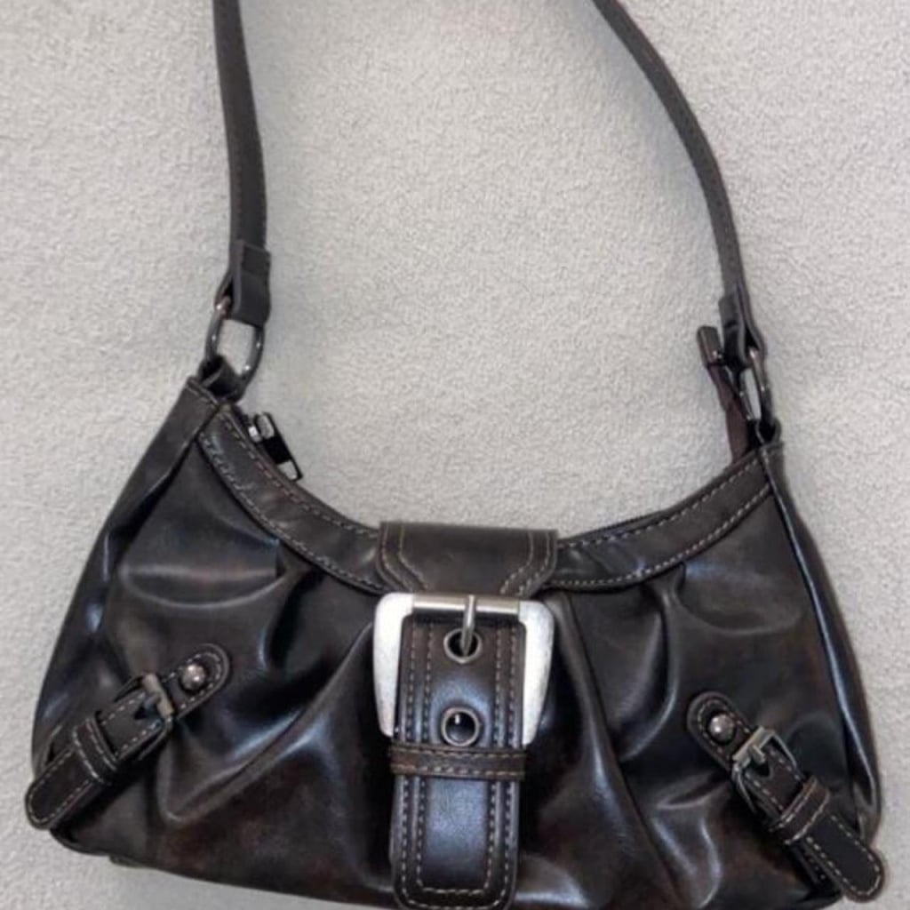 Brown Vintage Retro Punk Bag