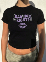 Y2K Purple Butterfly Crop Top – BAD IDEA RIGHT