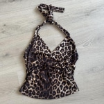 Cheetah Print Halter Top