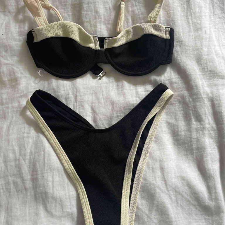 Color Block Bikini Set