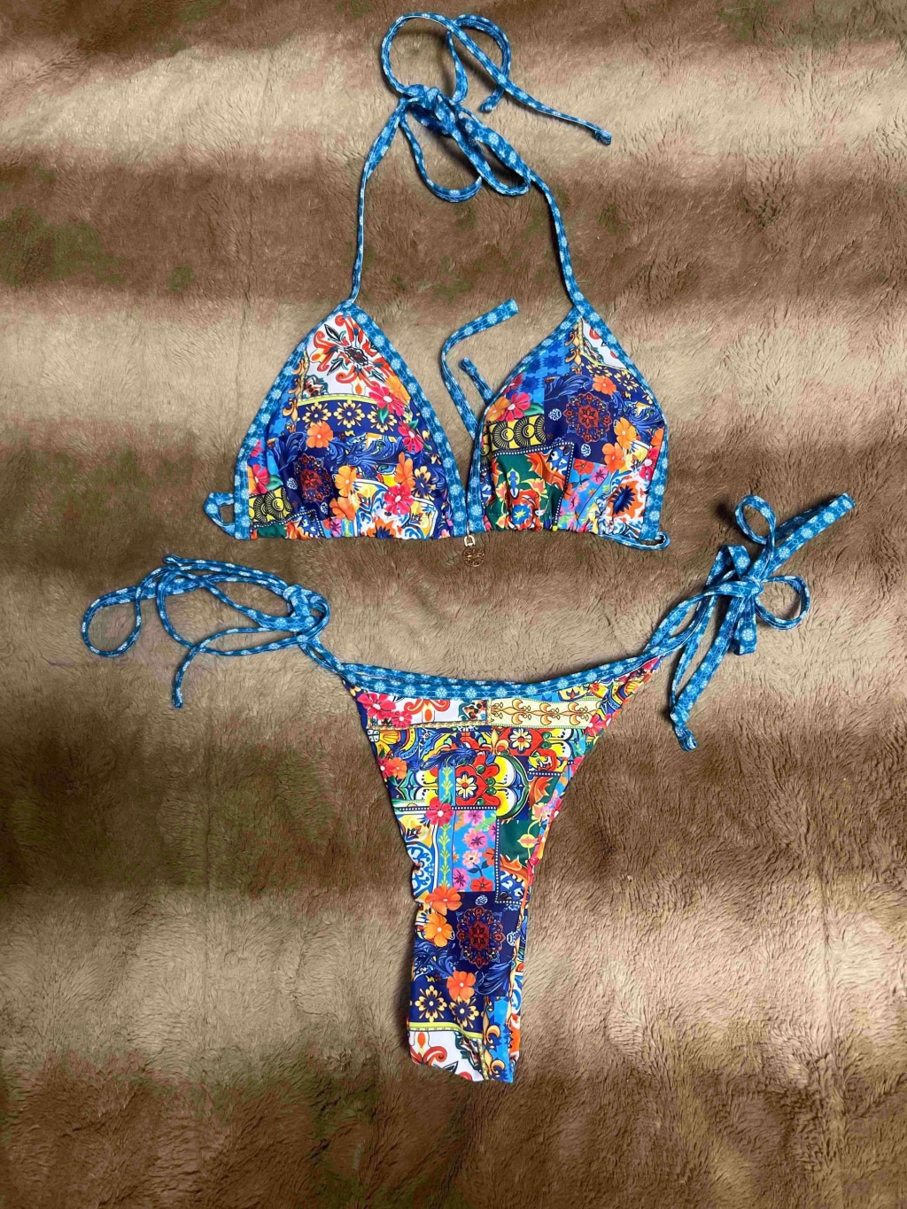 Floral Print Bikini Set