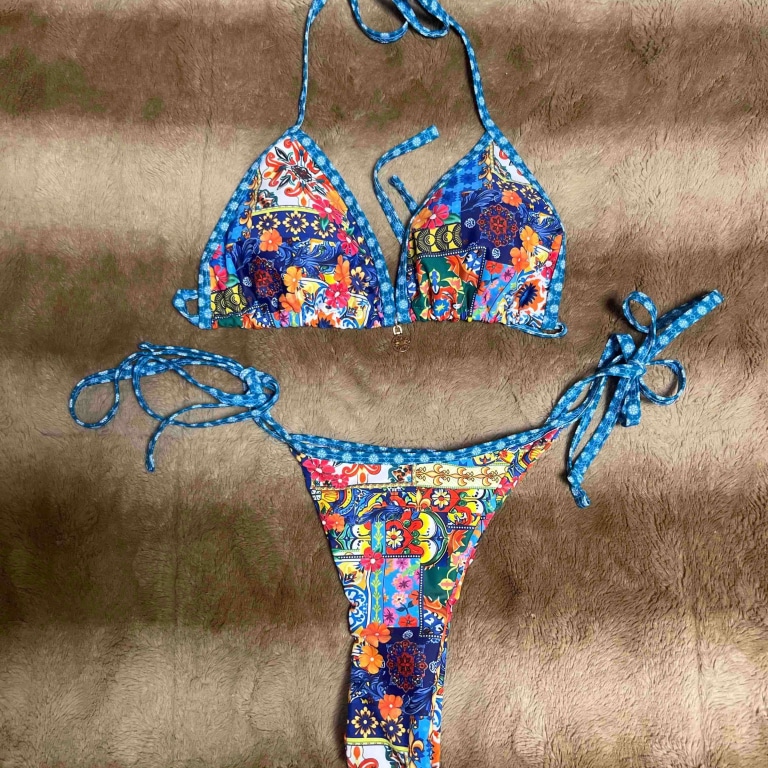 Floral Print Bikini Set