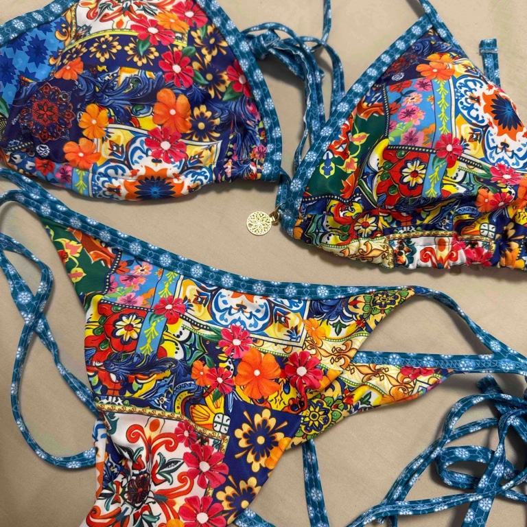 Floral Print Bikini Set