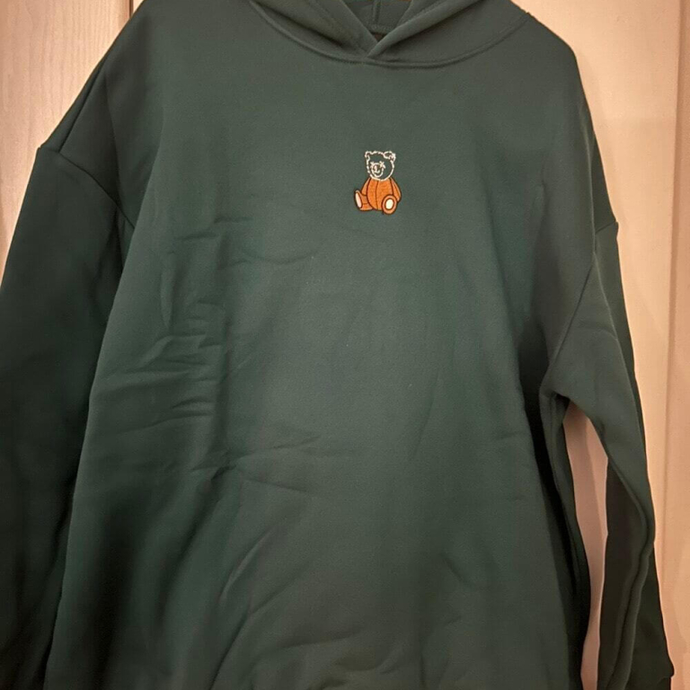 Green Cartoon Graphic Hoodie