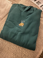 Green Cartoon Graphic Hoodie