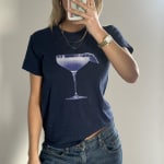 In Print We Trust Martini Tee