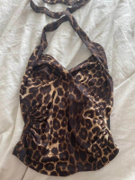 Leopard Print Halter Top