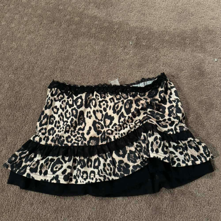 Leopard Mini Skirt