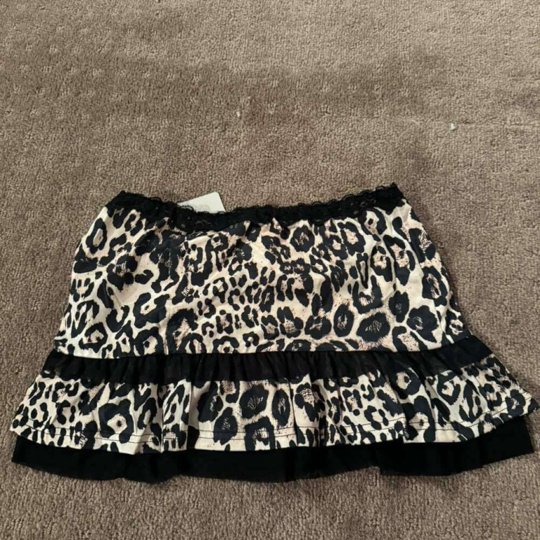 Leopard Mini Skirt