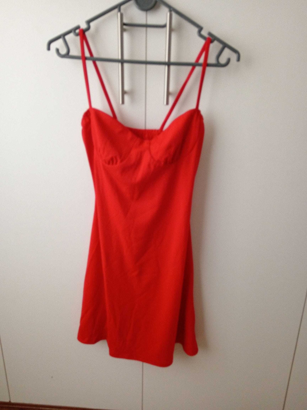 Red Spaghetti Strap Dress