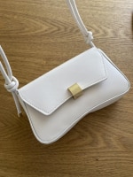 White Baguette Bag