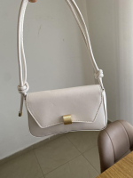 White Baguette Bag