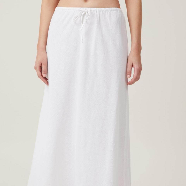 White Maxi Skirt