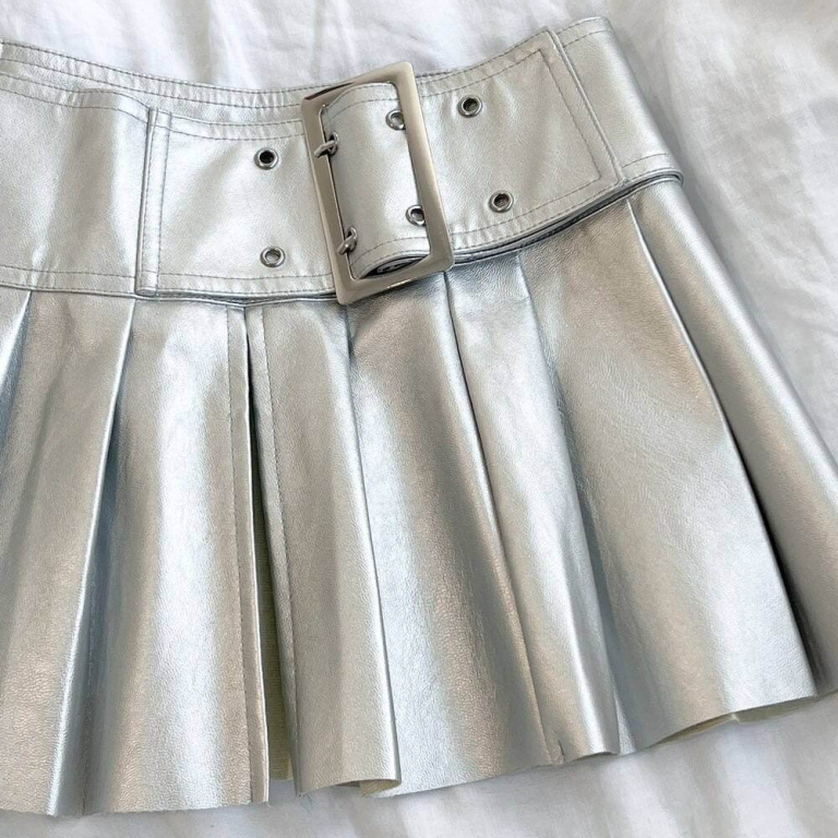 Women's Silver Skirt