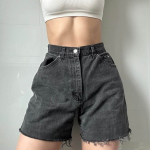 Casual Loose Fit Denim Shorts