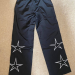 Loose-Fit Men's Star Pattern Side Stripe Pants