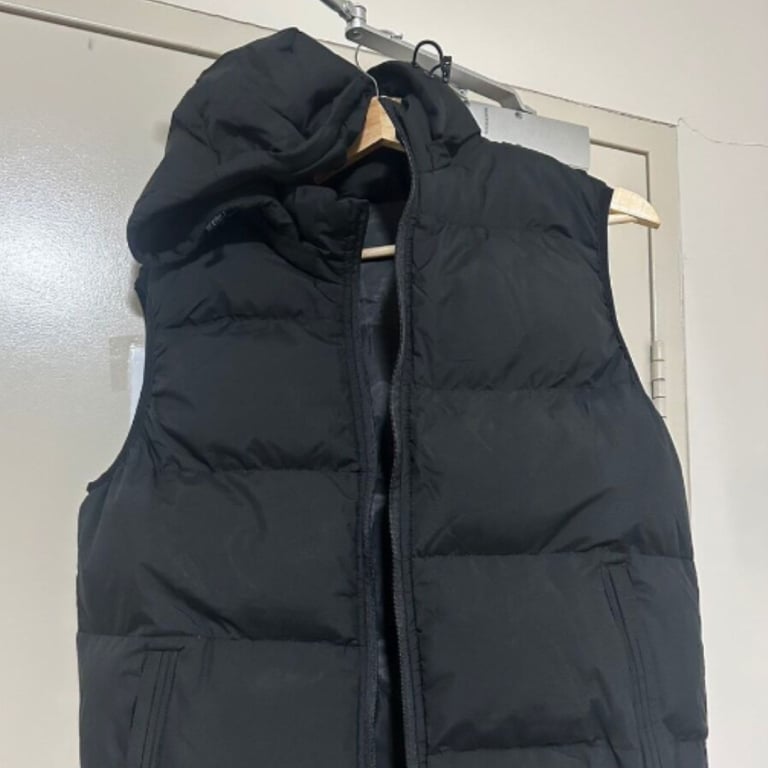 Drawstring Hooded Puffer Vest