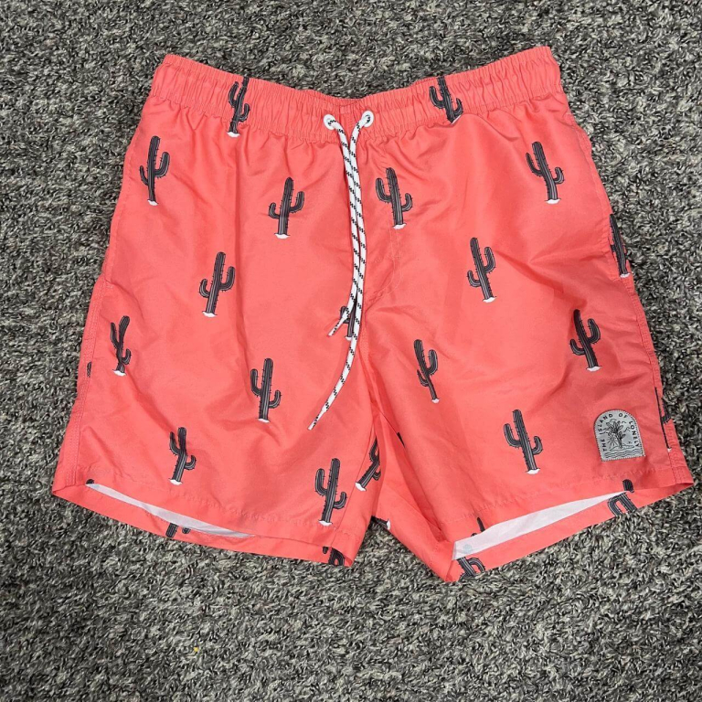 Drawstring Swim Trunks