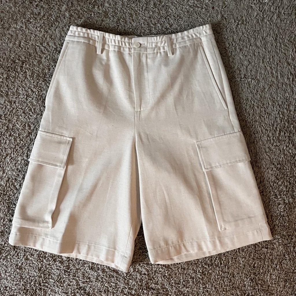 Flap Pocket Side Cargo Shorts