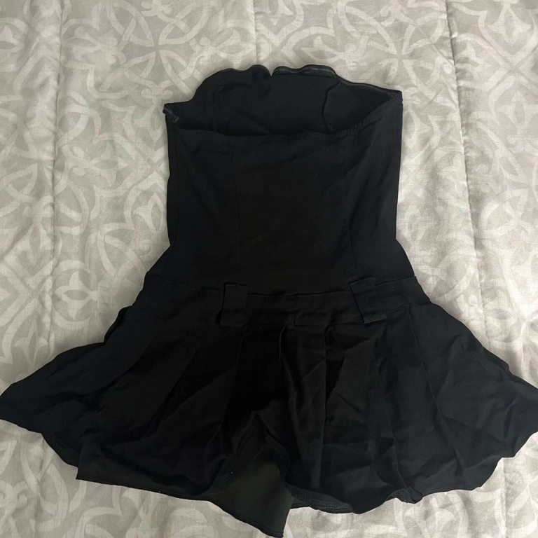 Black Mini Flowy Dress