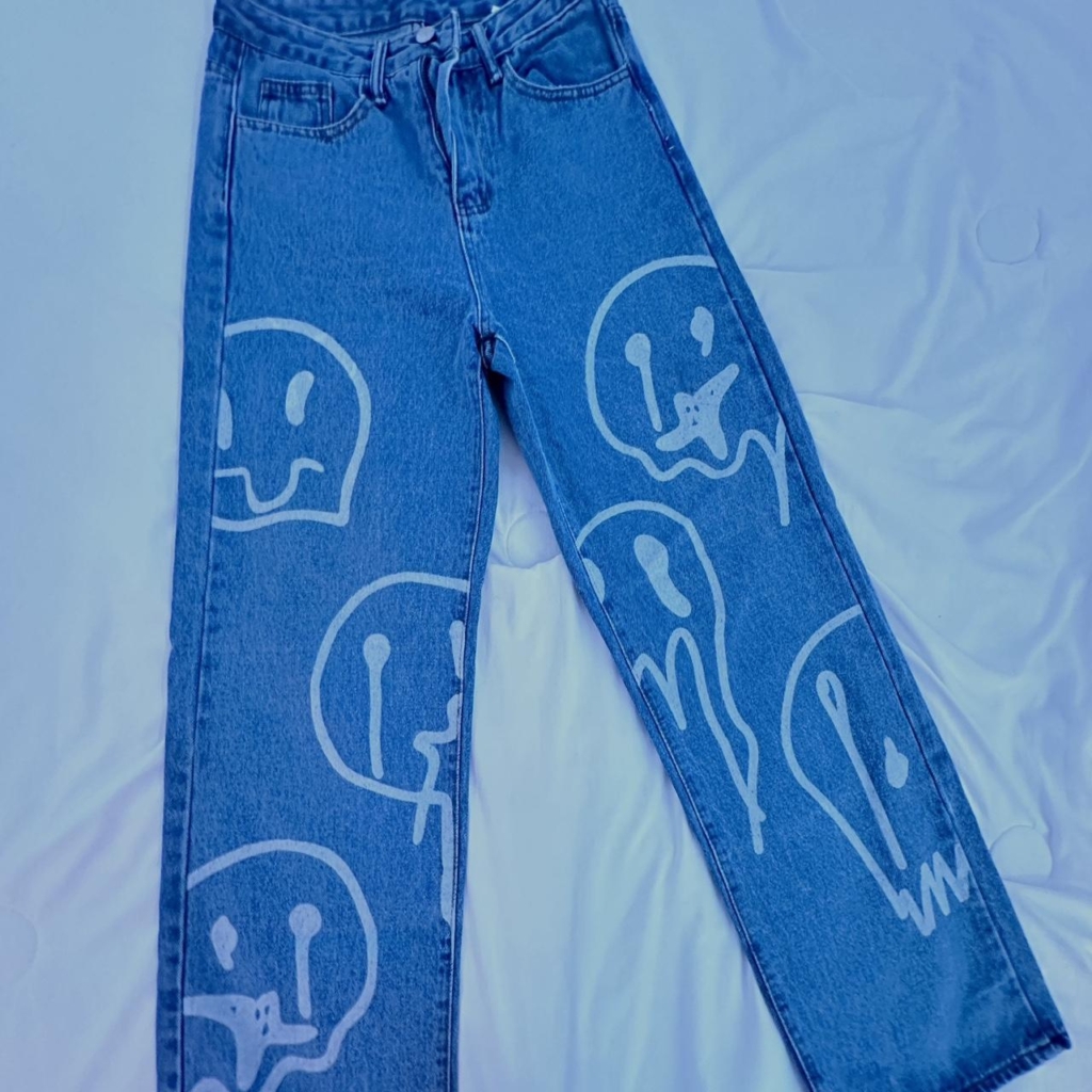 Graphic Denim Jeans