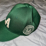 Green and White LA Hat