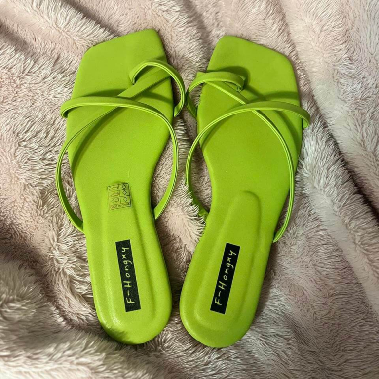 Green Flat Sandal