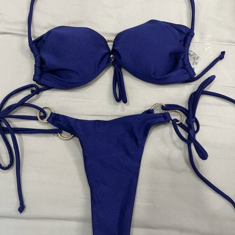 Halter Swimwear With Adjustable Strap