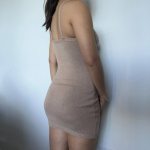 Knitted Khaki Dress