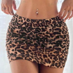 Leopard Print Skirt