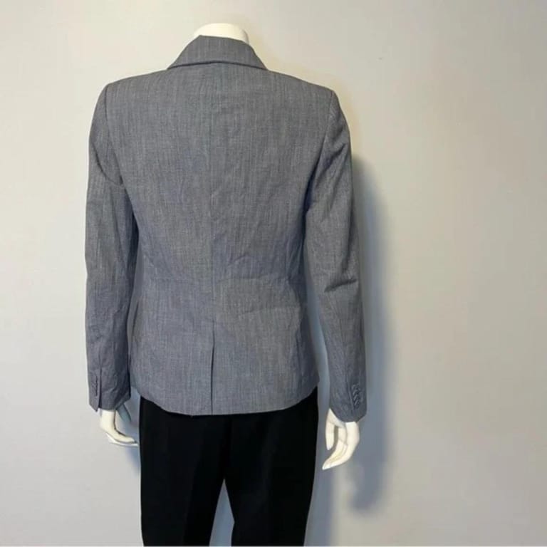 Long Sleeve Buttoned Pocket Simple Blazer Jacket