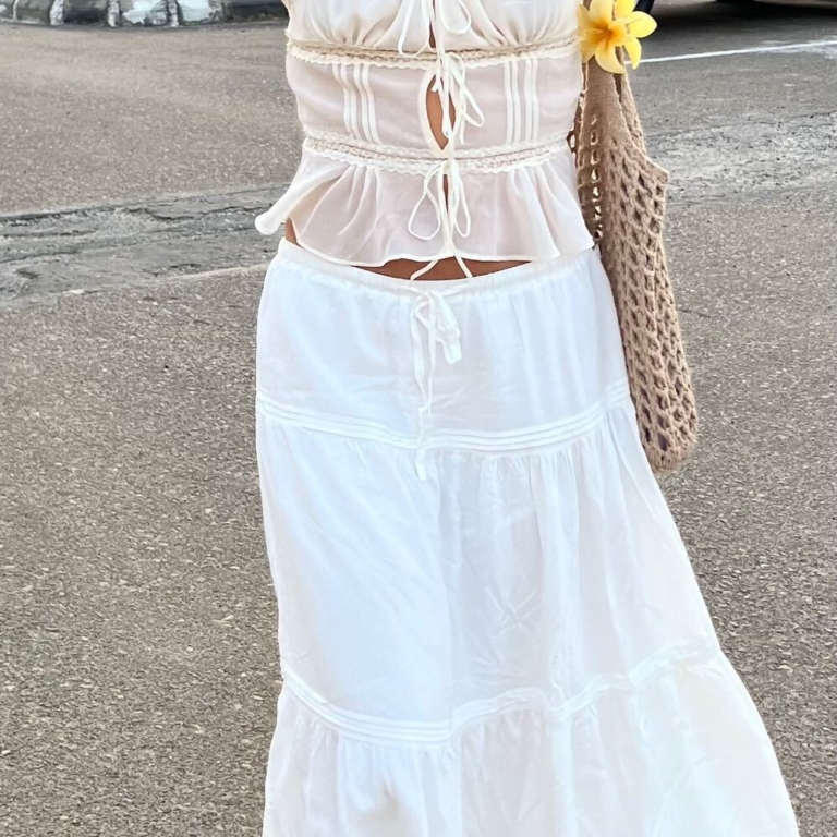 Maxi Linen Skirt