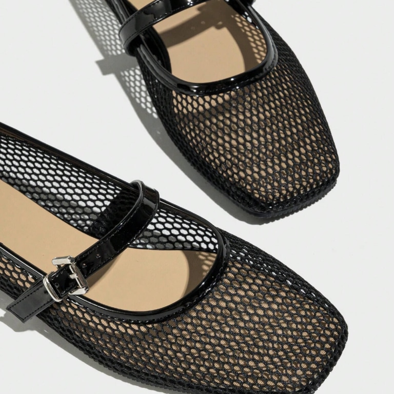 Adorable Mesh Ballet Flats