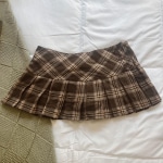 Plaid Mini Skirt