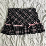 Plaid Mini Skirt