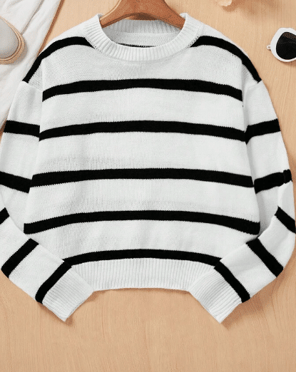 Striped Pullover Sweater