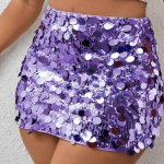 Sequin Mini Skirt