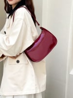 Burgundy/Red shoulder bag