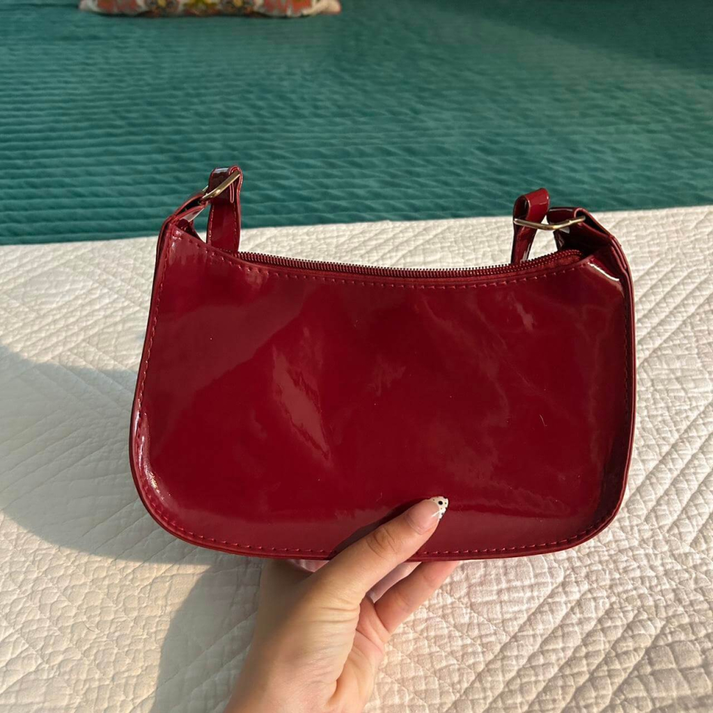 Burgundy/Red shoulder bag