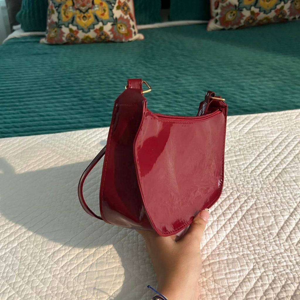 Burgundy/Red shoulder bag