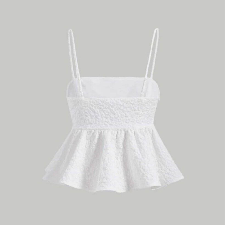 Ruffle Hem Cami Top