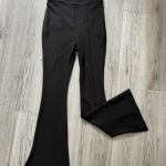 Solid Flare Leg Pants